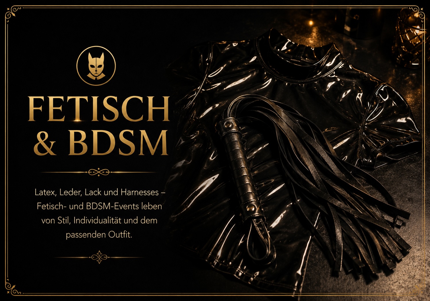 Fetisch und BDSM Dresscode - Latex Leder Lack und Kinky Fashion