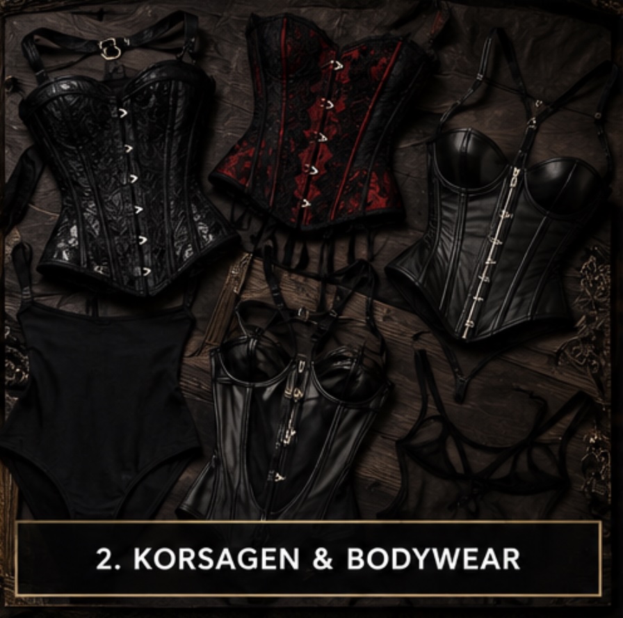 Korsagen und Bodywear auf Fetisch Partys