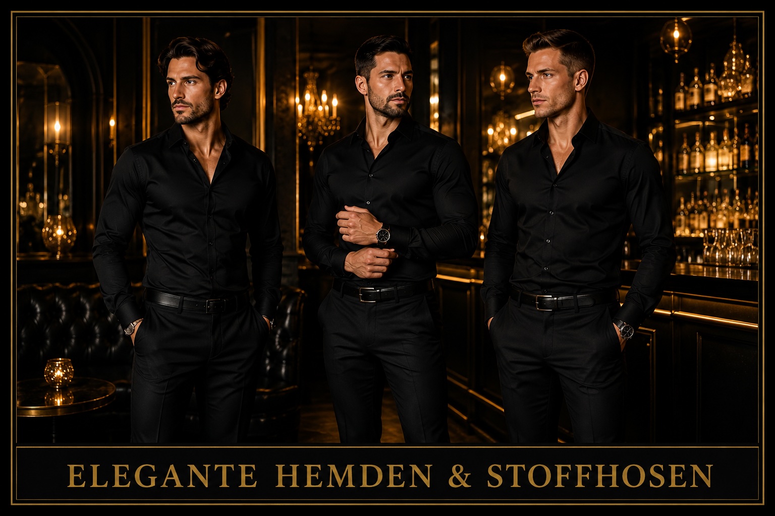 Elegante Hemden und Stoffhosen für Lifestyle Events